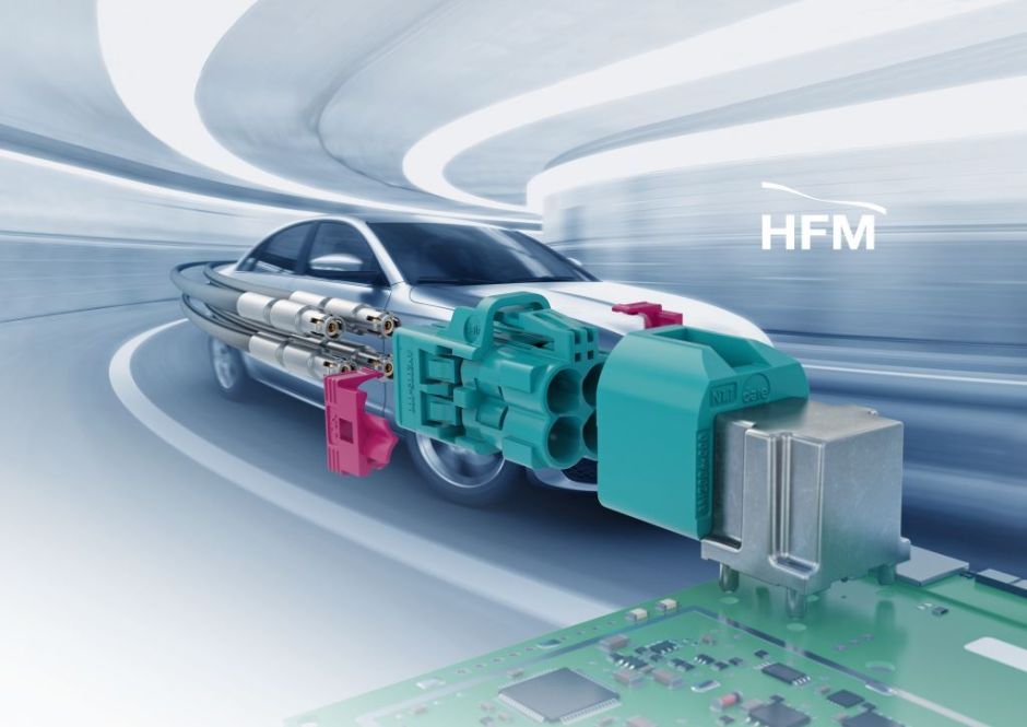 HFM: Automotive-Steckverbinder für hohe Datenraten bis zu 20 Gbit/s