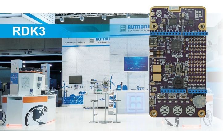 The first baseboard for Embedded World 2023 is in the RDK3, Rutronic says.