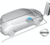 Nissan kooperiert mit Witricity und will das drahtlose Ladesystem für seine Elektrofahrzeuge verwenden. Die Batterie des Autos wird mittels Magnetresonanz-Technologie geladen.