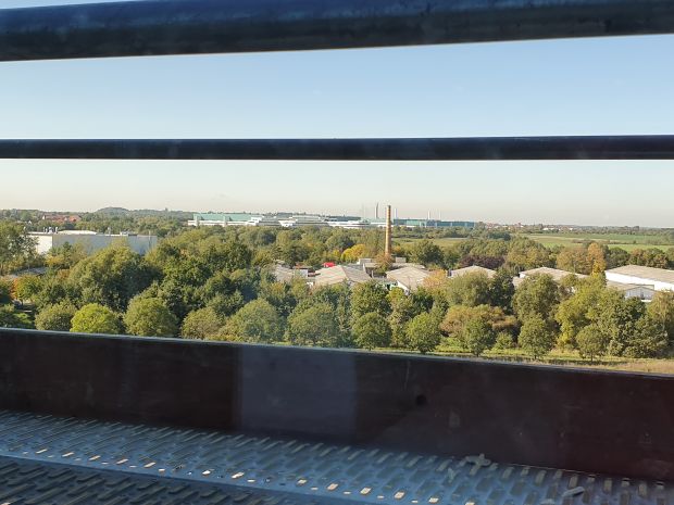 Das neue Halbleiterwerk von Bosch befindet sich in direkter Nachbarschaft zu Globalfoundries Dresden (zu sehen im Hintergrund).