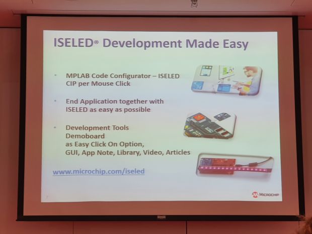 Das Unternehmen bietet eine Reihe von Entwicklungskits, Demoboards und den MPLAB Code Configurator an. Damit können Entwickler ihre ISELED-Lösungen schneller in das Endprodukt implementieren können.