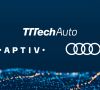 Logos von TTTech Auto, Audo und Aptiv