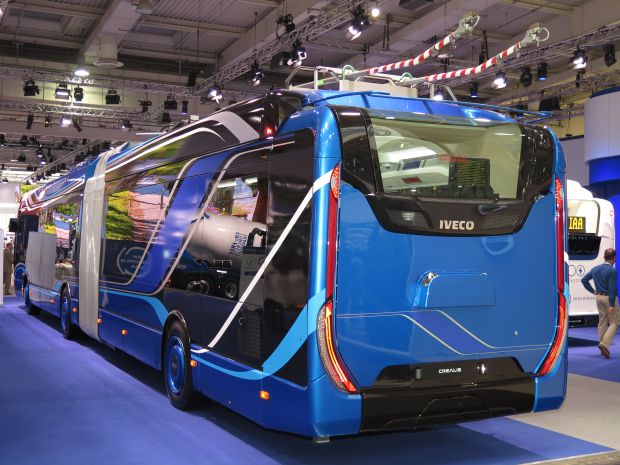 Iveco zeigte sogar einen Trolleybus.