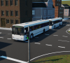 Platooning von zwei Bussen im Stadtverkehr 