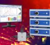 Das Spektralradiometer für Messungen im SWIR ermöglicht eine Integrationszeit von 4 ms und eine gesamte Scanzeit für eine Messung von 10 ms.