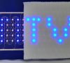 Fertig bestücktes und funktionsfähiges textiles RGB-LED-Display