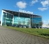 Delphi wird Entwicklungspartner für die Plattform zum autonomen Fahren, die BMW, Intel und Mobileye gemeinsam entwickeln. Das Bild zeigt die Deutschlandzentrale des Unternehmens in Wuppertal.