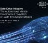 Titelseite des Whitepapers „The Autonomous Vehicle Governance Ecosystem: A Guide for Decision-Makers”
