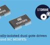 Die Gate-Treiber STGAP2HD für IGBTs und STGAP2SICD für SiC-MOSFETs bieten eine Signallaufzeit vom Eingang zum Ausgang von 75 ns.