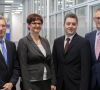 Die neue Führungsriege von BMK (v.l.): Alois Knöferle, Bärbel Götz, Rainer Wagner und Stephan Baur wollen dafür sorgen, dass der EMS weiterhin auf Wachstum gepolt ist. BMK Group