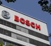 Teil eines Gebäudes mit dem Bosch Logo