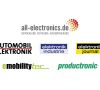 Logos von AUTOMOBIL-ELEKTRONIK, elektronik industrie, elektronik journal, productronic, emobility tec und all-electronics.de
