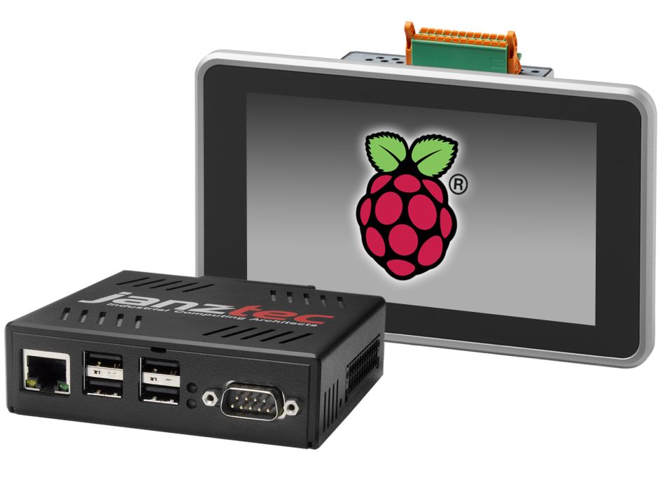 Embedded-PC emPC-A/RPI3+ und Panel-PC emView-7/RPI3+ Janz Tec