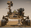 Der Perseverance-Rover und der Mars-Helikopter Ingenuity - beide zusammen besitzen 16 Motoren von Maxon Motor. NASA/JPL-Caltech