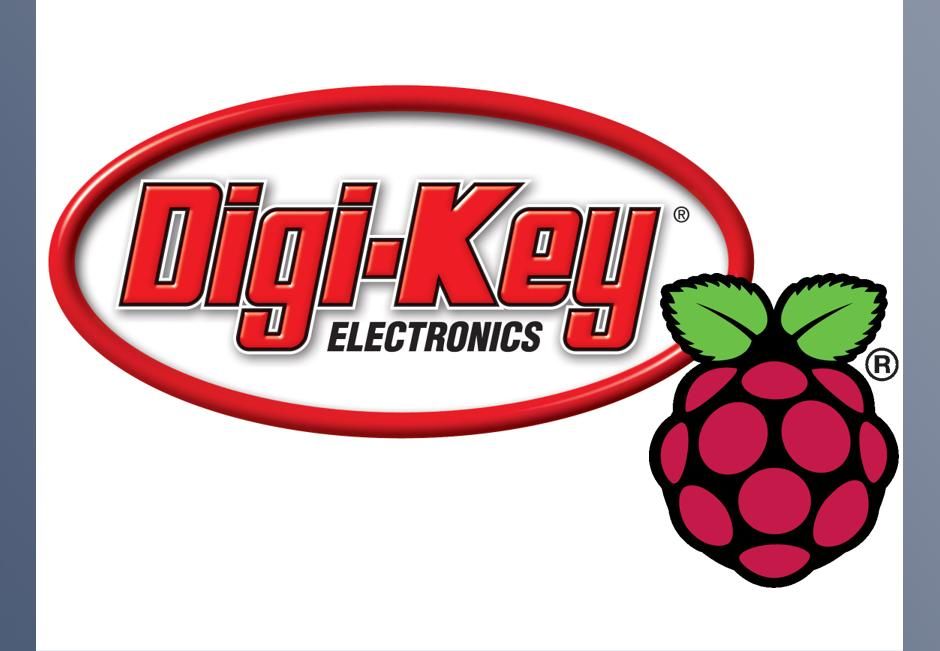 Raspberry Pi, Digi-Key Logos