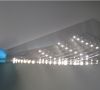 Transparente Polycarbonat-Folie mit leuchtenden LEDs