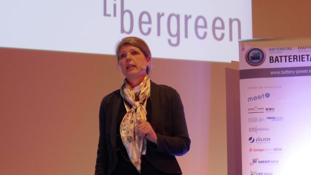 Dr. Helena Berg von AB Libergreen beleuchtete in ihrem Beitrag eines der am heißesten diskutierten Themen der Konferenz: die nachhaltige Beschaffung von Rohmaterialien für zukünftige Batterietechnologien.