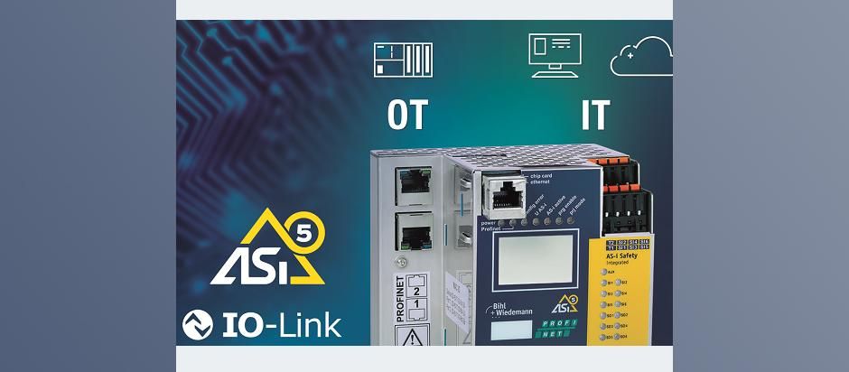 Der Feldbus-Standard ASi-5 ermöglicht es jetzt noch einfacher als zuvor, die Daten von IO-Link-Geräten in Automatisierungsprozesse einbinden.