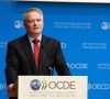 OECD-Generalsekretär Mathias Cormann bei der Präsentation des OECD Interim Economic Outlook im September 2022.