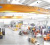 Blick in die Fertigung: Der italienische Maschinenbauer Cosma produziert Anlagen für die Blechbearbeitung.