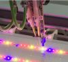 Spektrometer prüfen die LEDs auf Farbspektrum, Helligkeit und Farbintensität. Spea